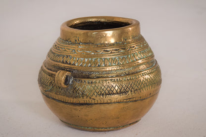 African Brass Pot