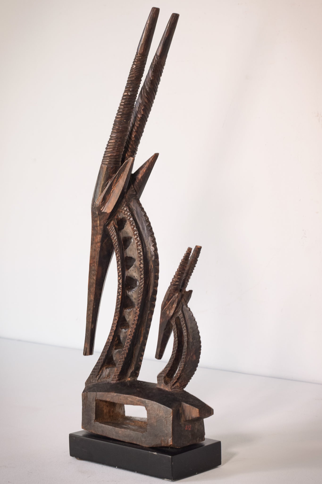 Carved Wooden Chiwara Antelope Sculpture