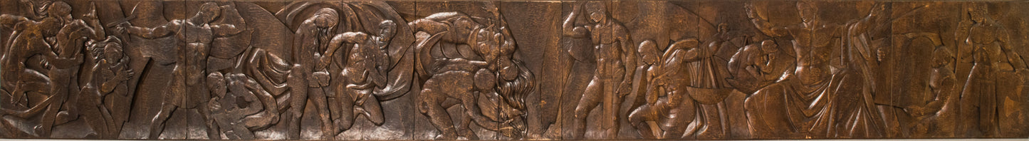 Josep Mundet and Joan Palet - Monumental Carved Panel