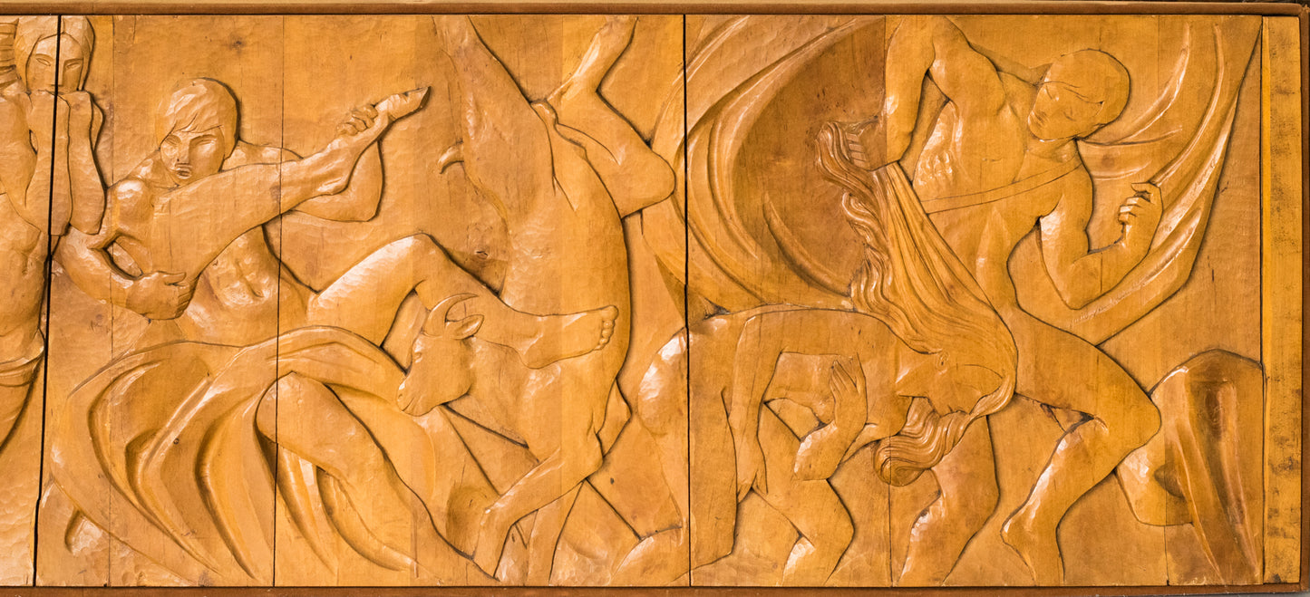 Josep Mundet and Joan Palet - Monumental Carved Panel