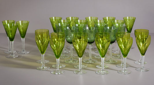 31 - Vintage Green Glasses