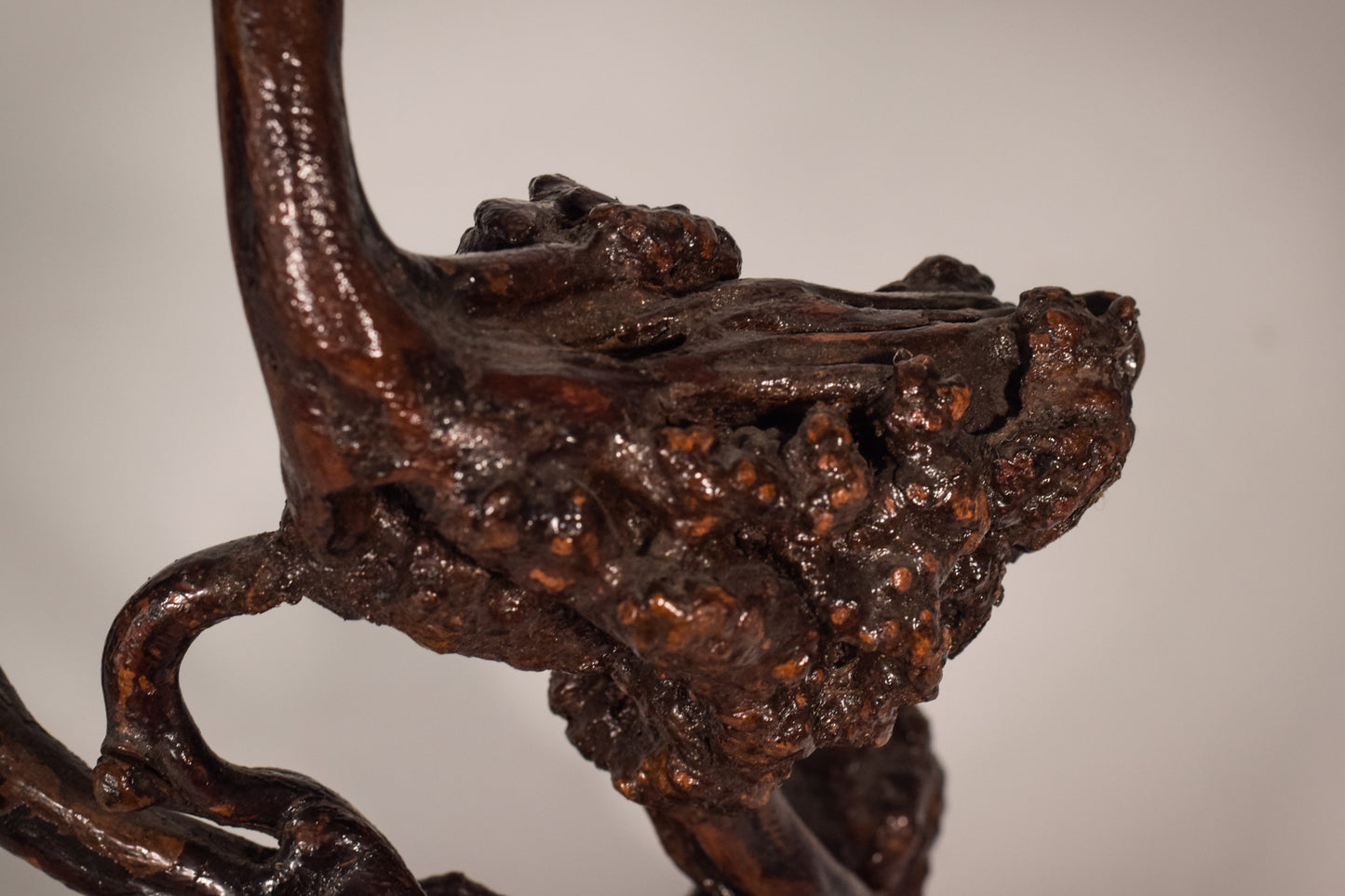 Rare Two Herons or Cranes – Japanese Root Sculpture