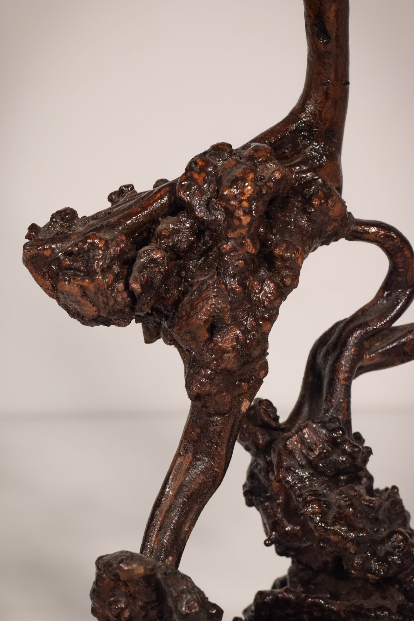 Rare Two Herons or Cranes – Japanese Root Sculpture