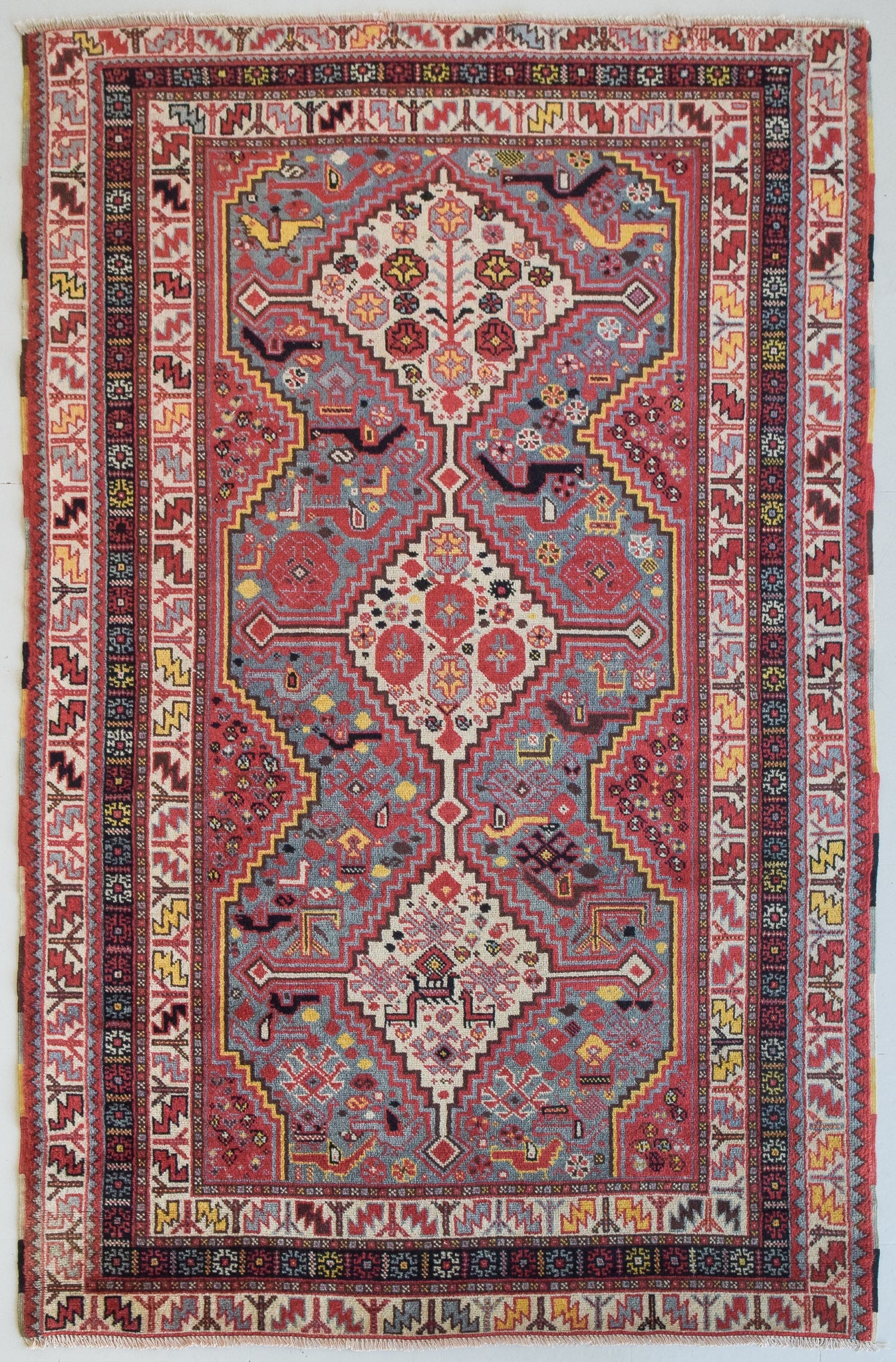 Handwoven Vintage Azerbaijani Rug