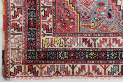 Handwoven Vintage Azerbaijani Rug