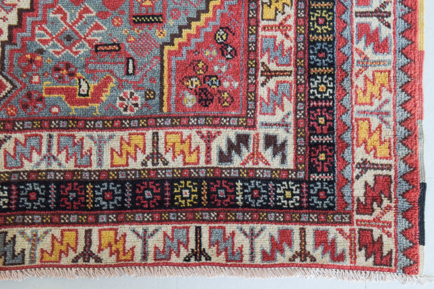 Handwoven Vintage Azerbaijani Rug