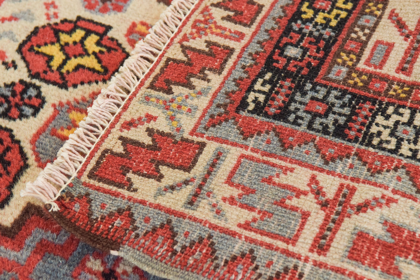 Handwoven Vintage Azerbaijani Rug