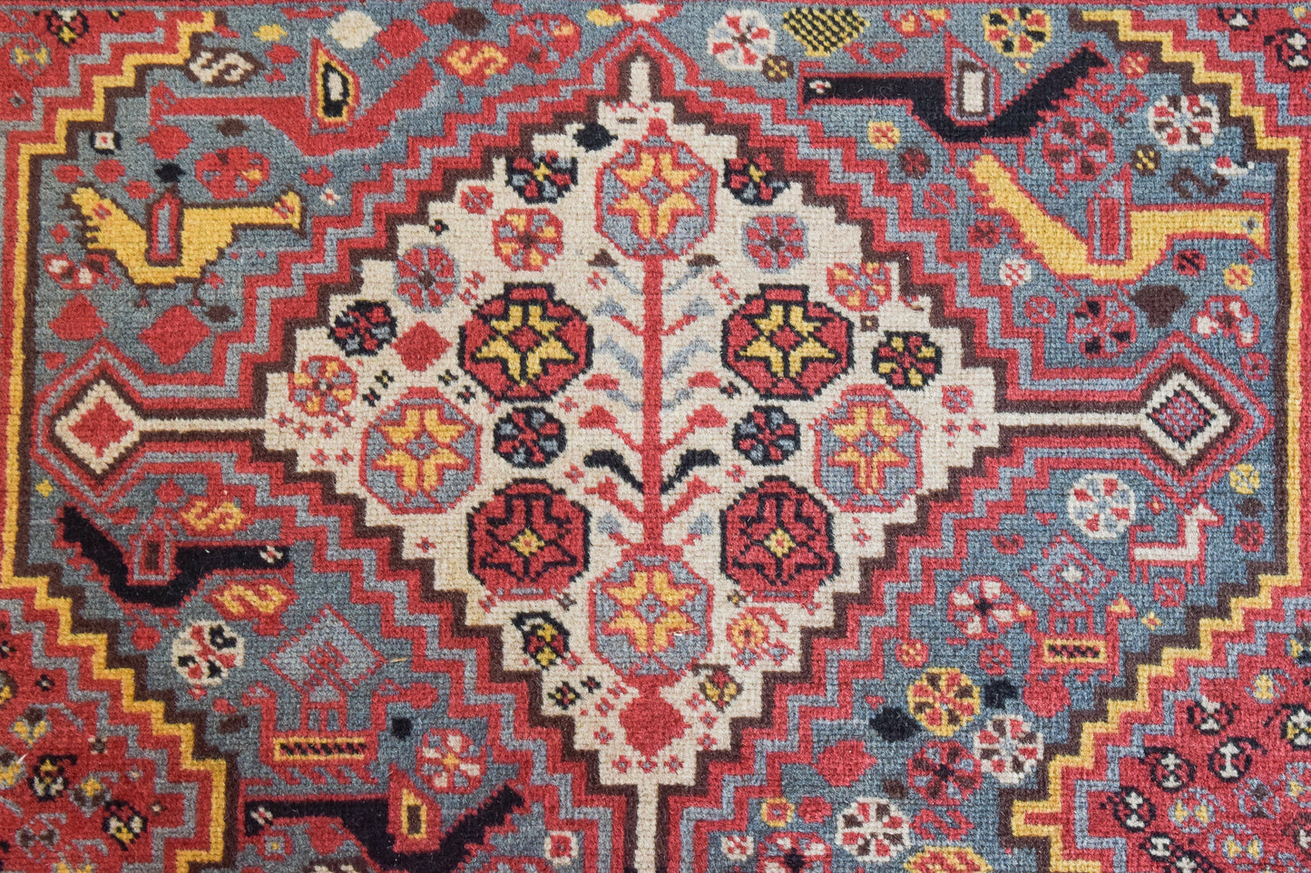 Handwoven Vintage Azerbaijani Rug