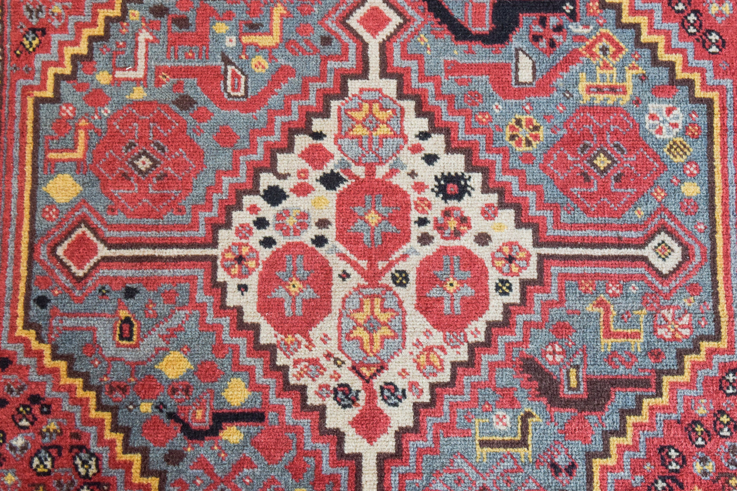 Handwoven Vintage Azerbaijani Rug