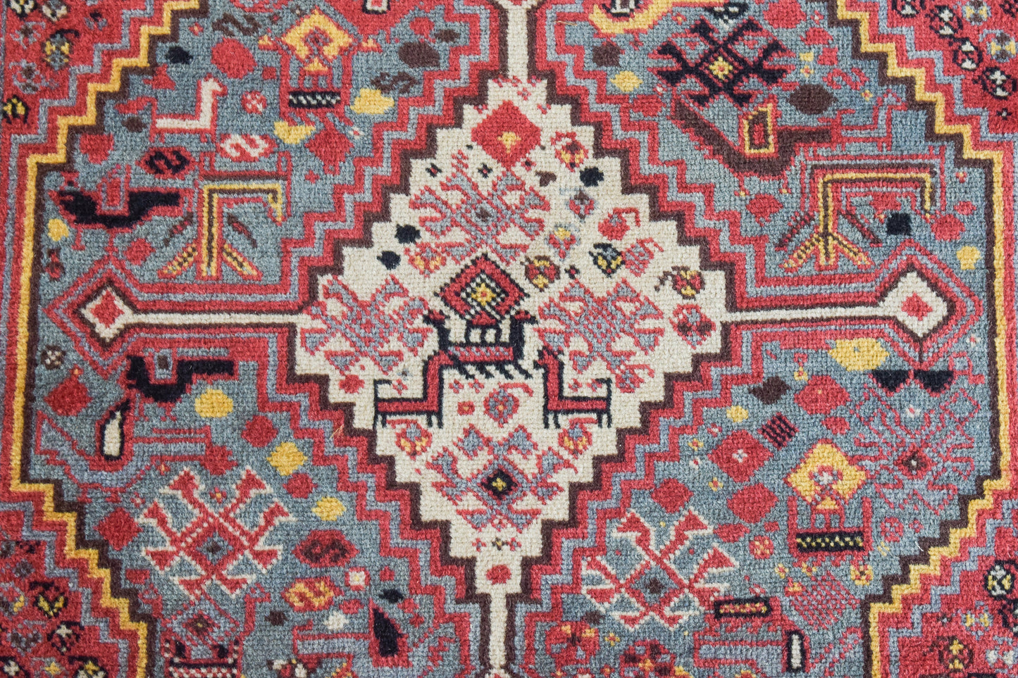 Handwoven Vintage Azerbaijani Rug