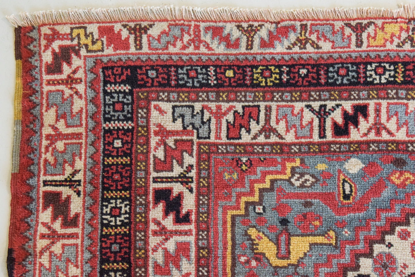 Handwoven Vintage Azerbaijani Rug