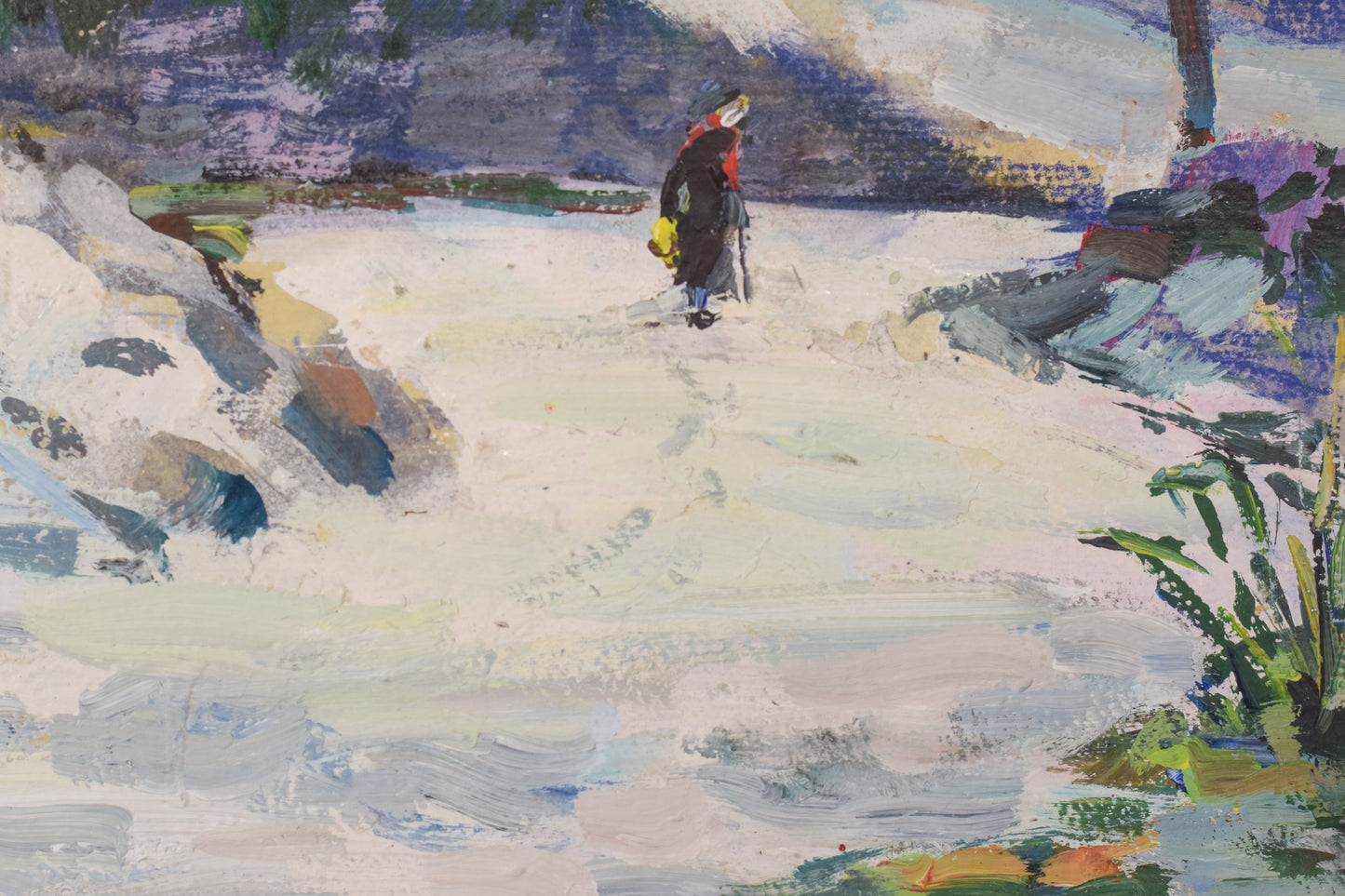 Impressionist - Snowscape Painting