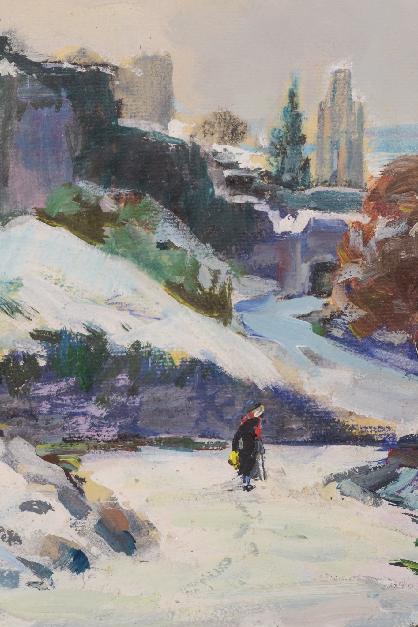 Impressionist - Snowscape Painting