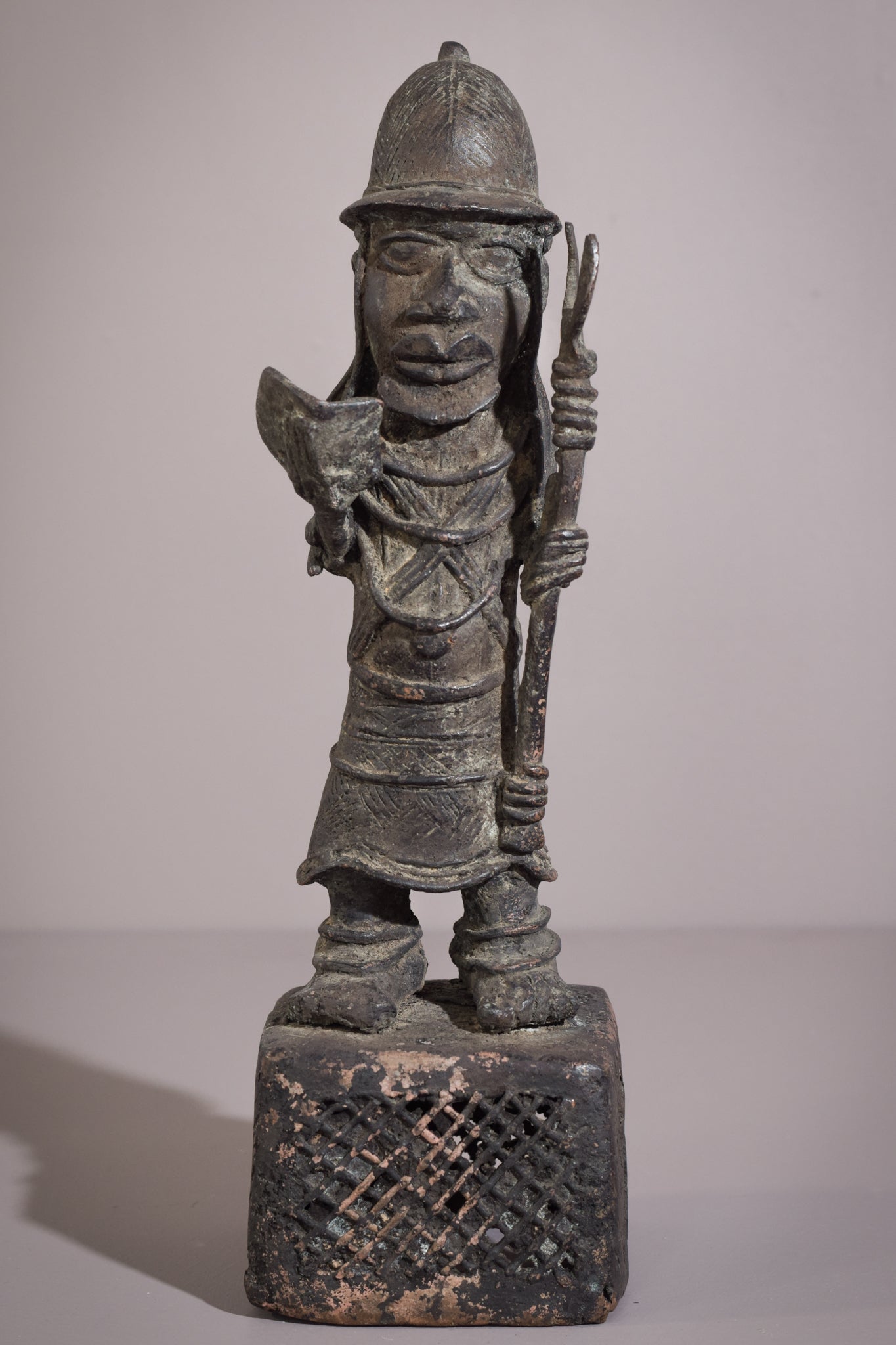 African - Benin Bronze Warrior