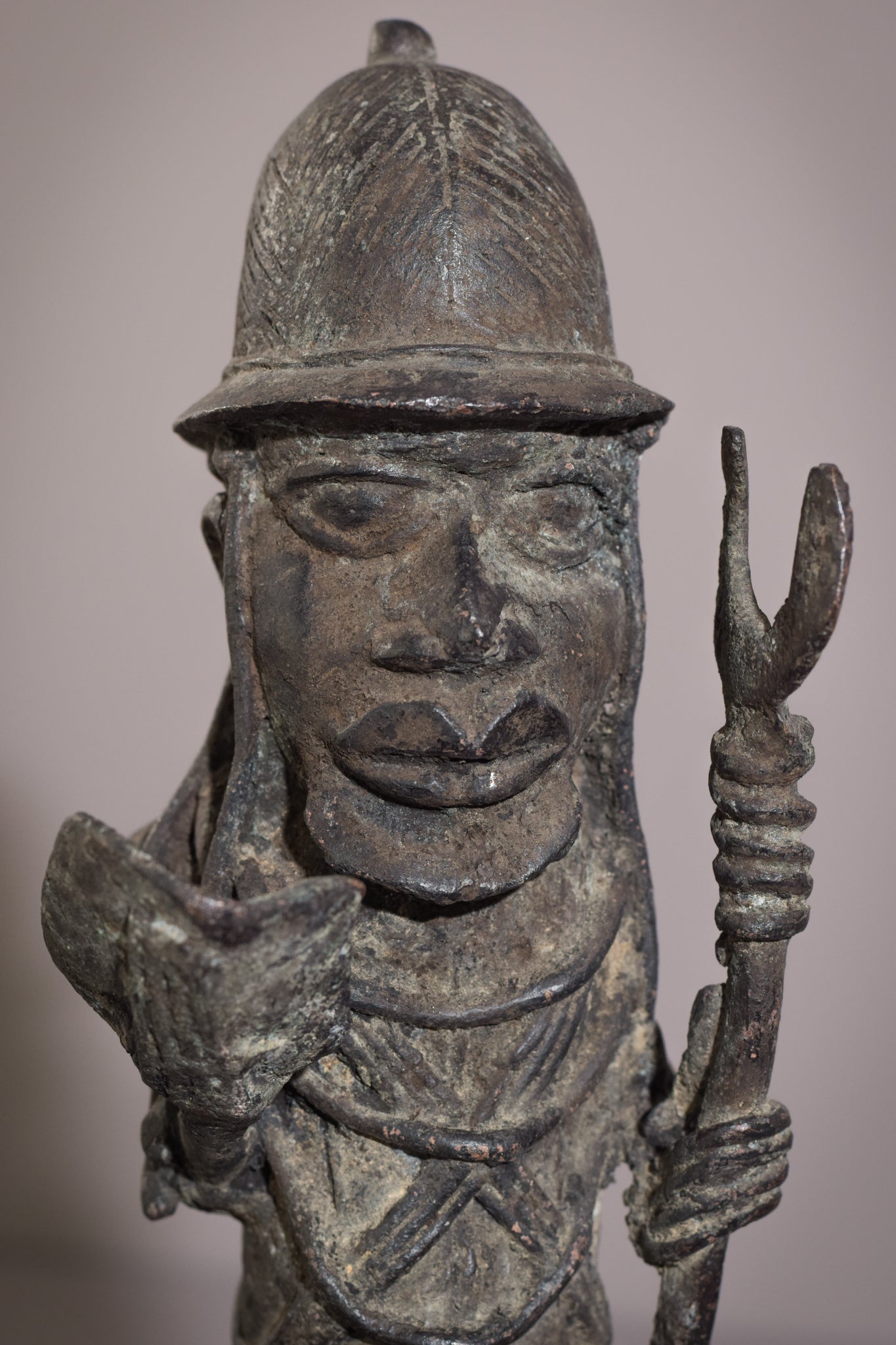 African - Benin Bronze Warrior