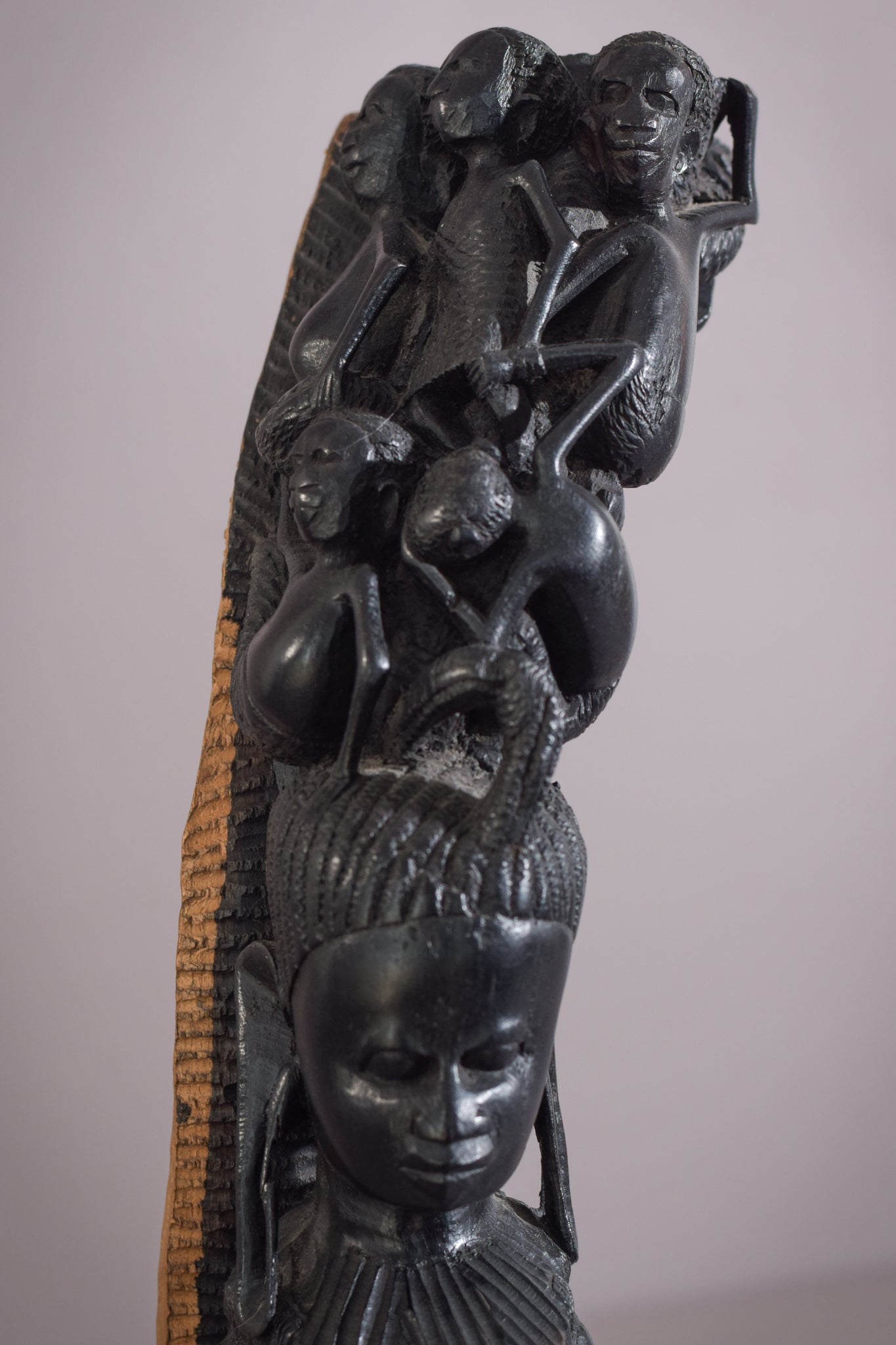 African Figural Post Carving