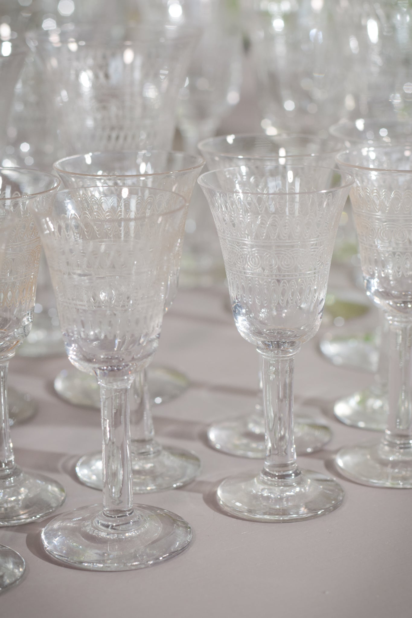 45 - various vintage drinking glasses