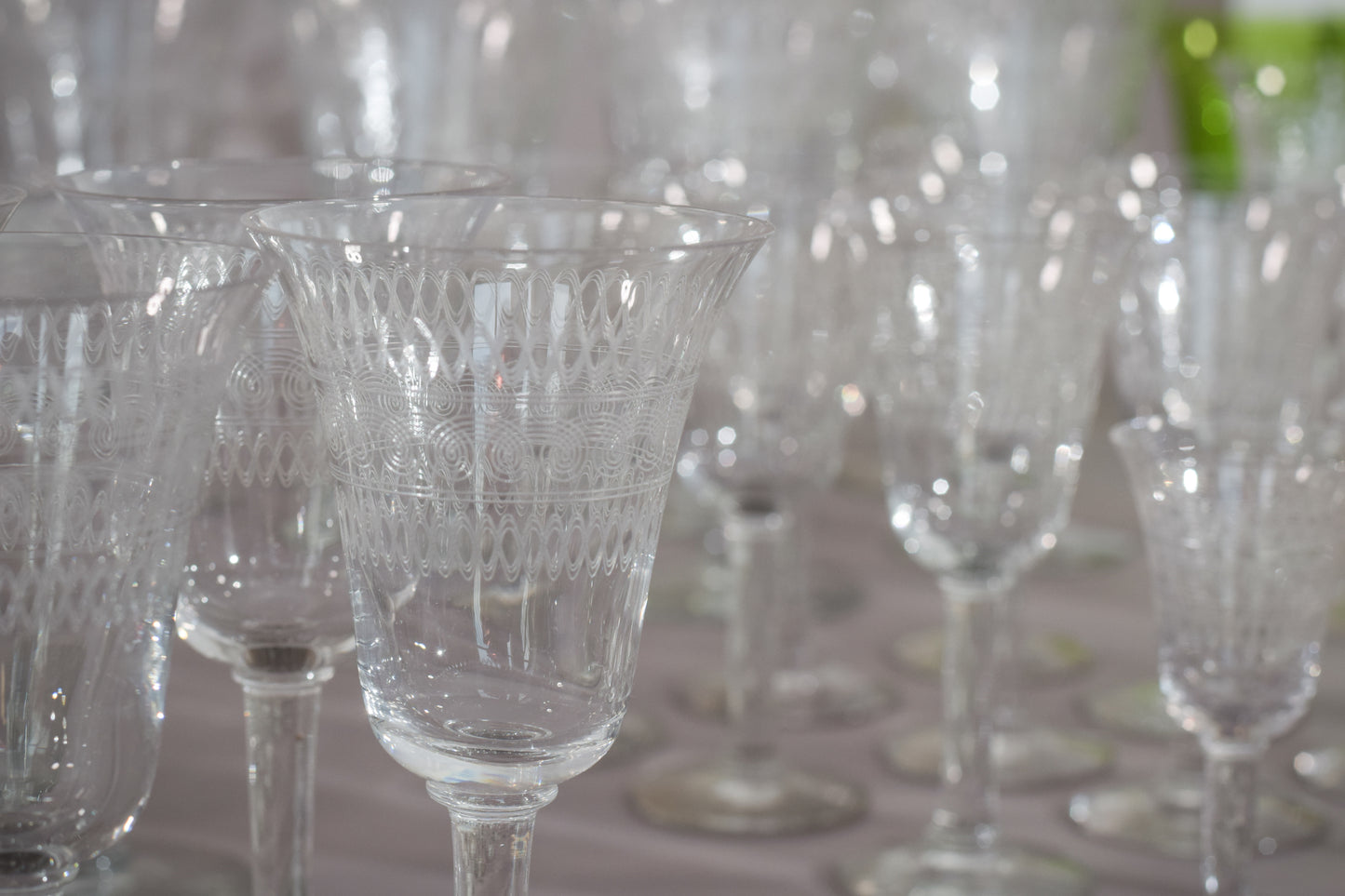 45 - various vintage drinking glasses