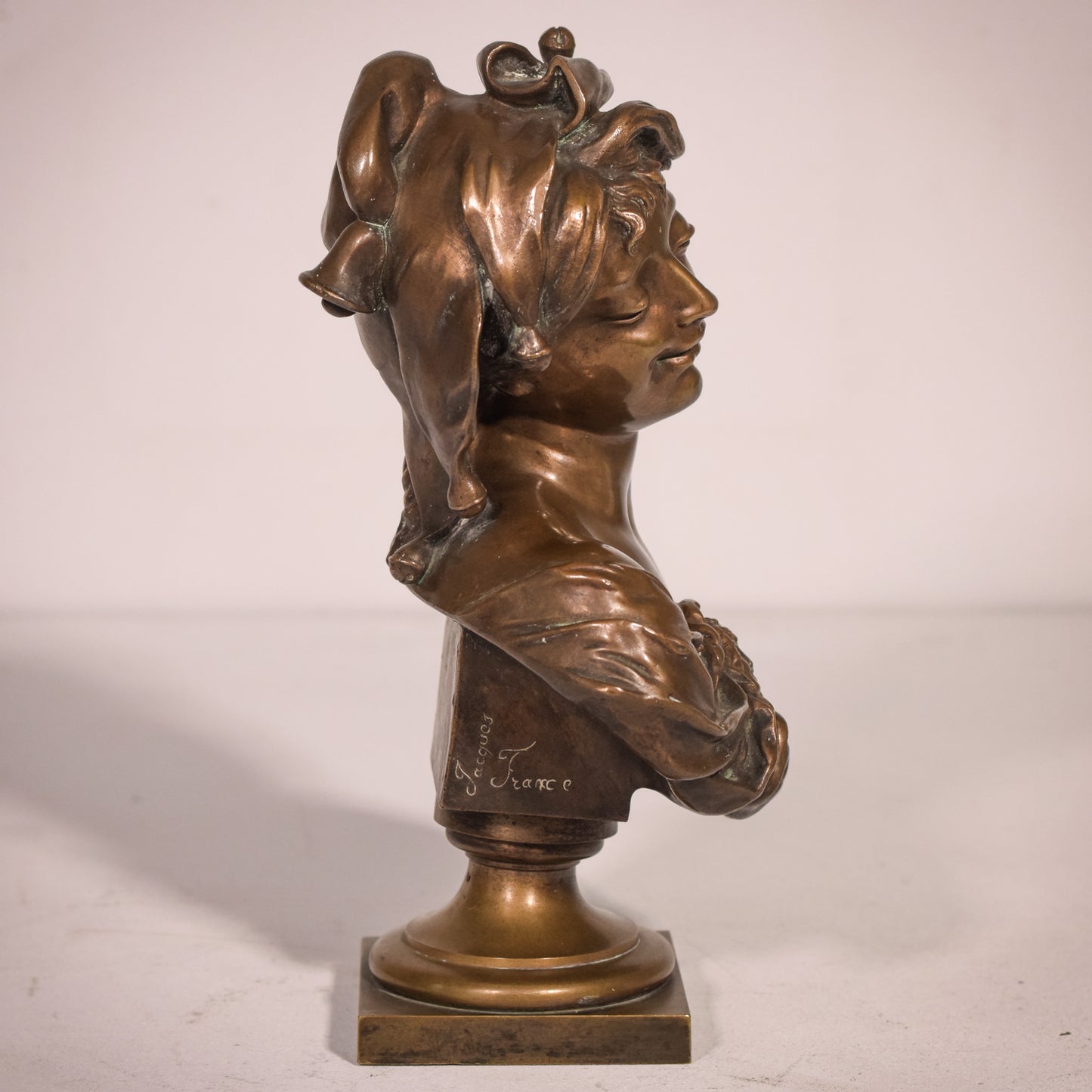 Jacques Marin - Bronze Bust of a Lady