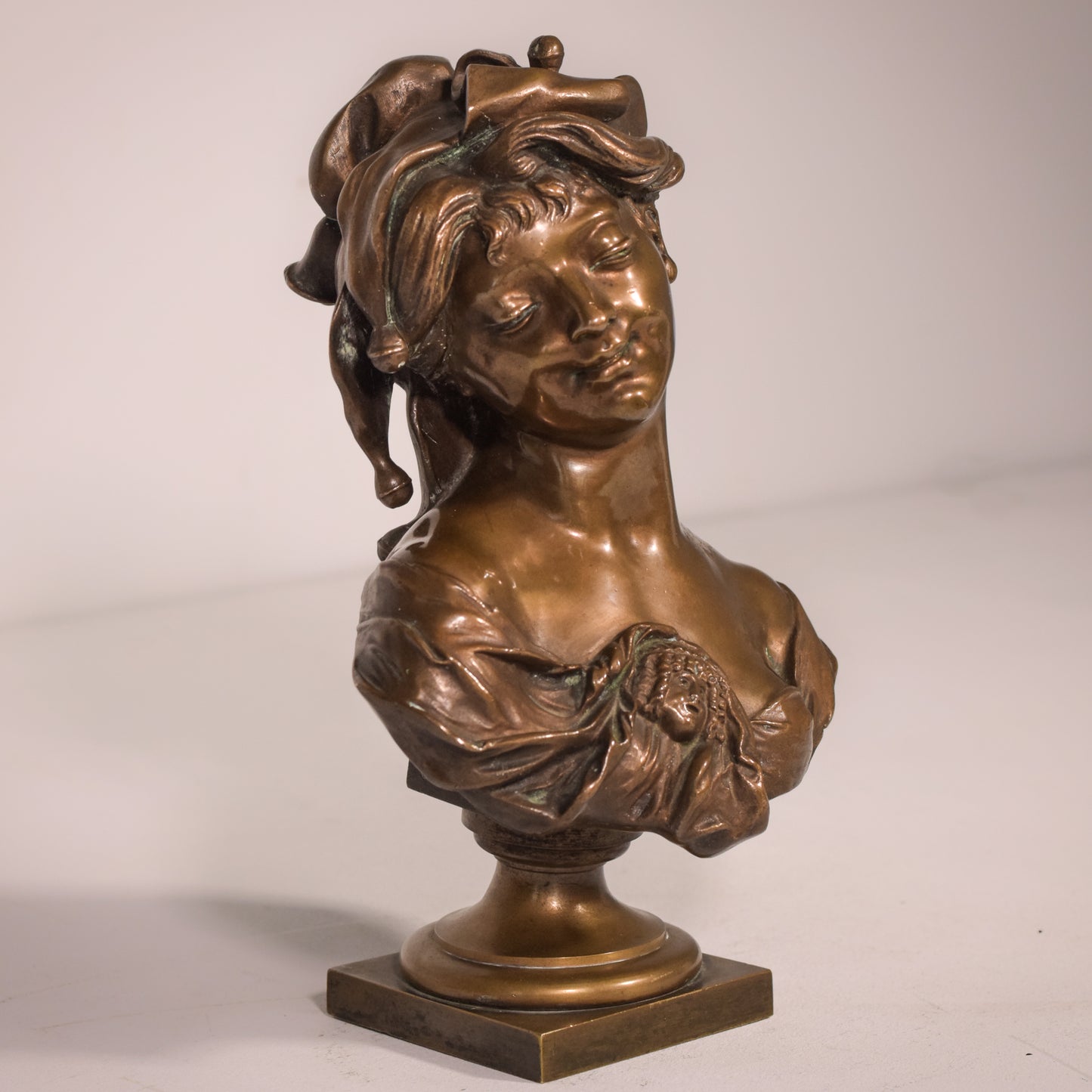 Jacques Marin - Bronze Bust of a Lady