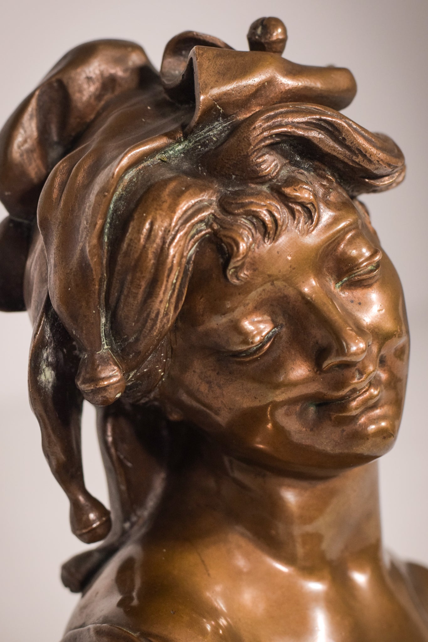 Jacques Marin - Bronze Bust of a Lady