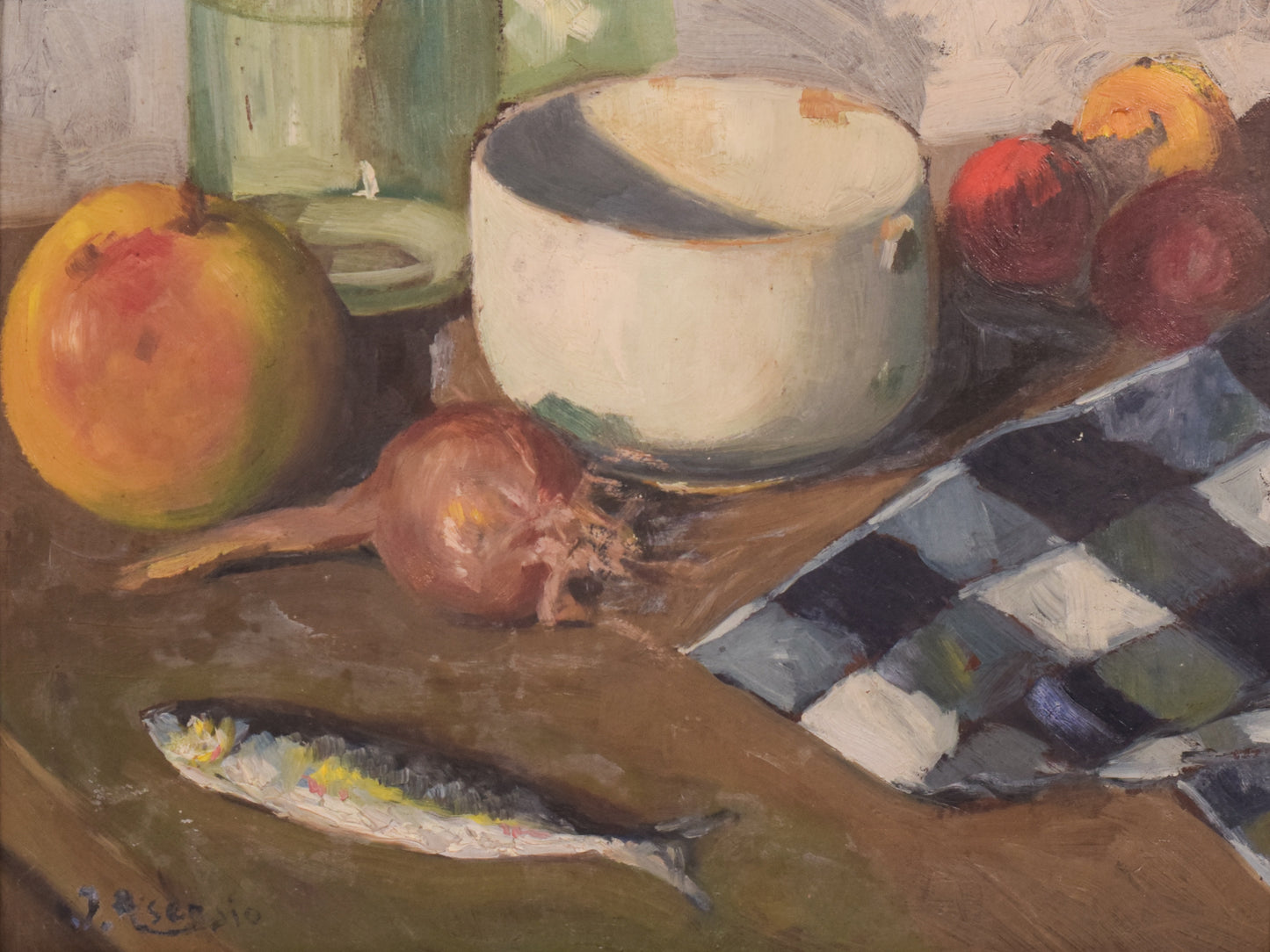 Joaquin Asenio Mariné - Still Life with Fish