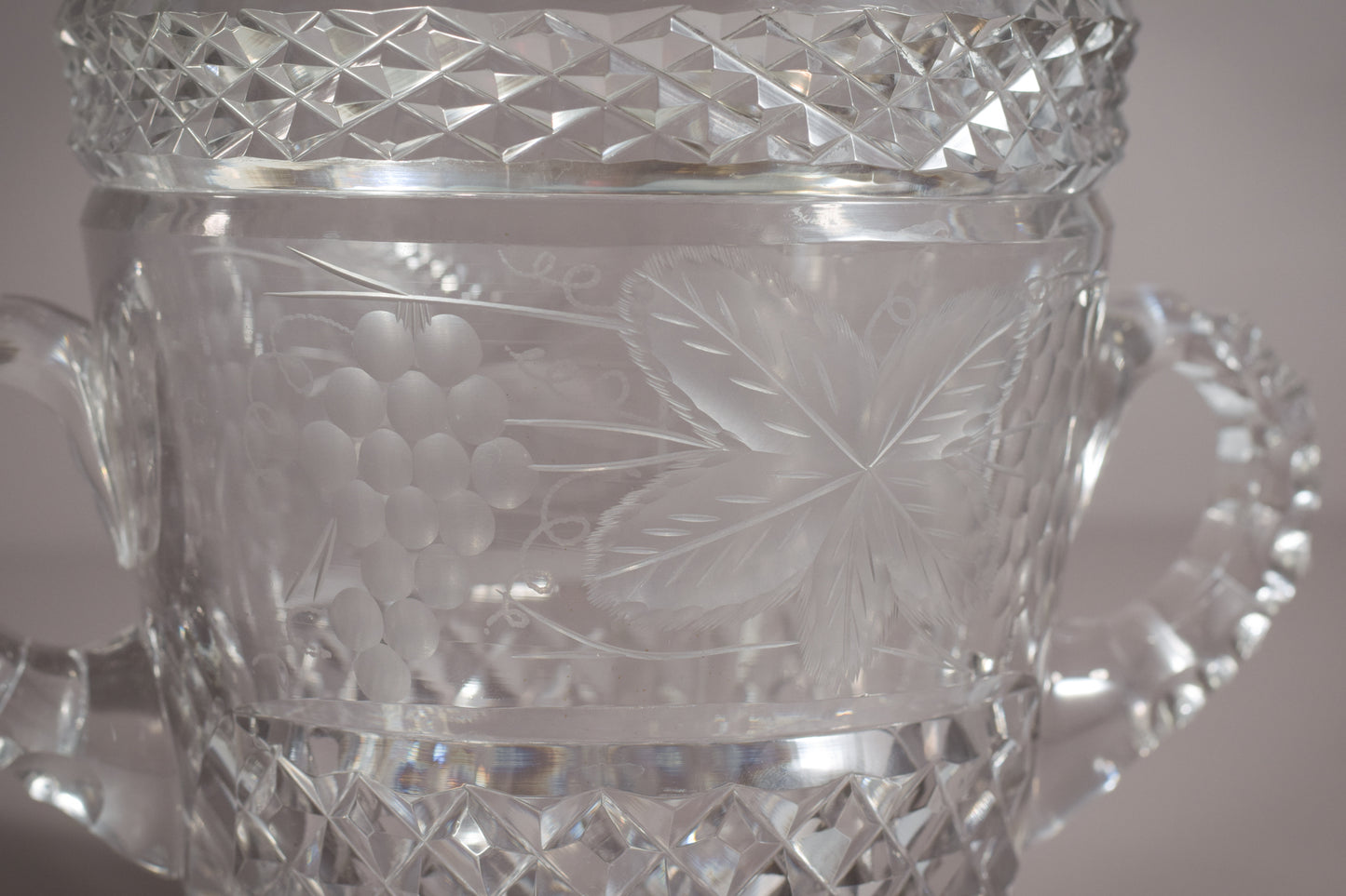 High Quality Cut Glass Champagne Bucket