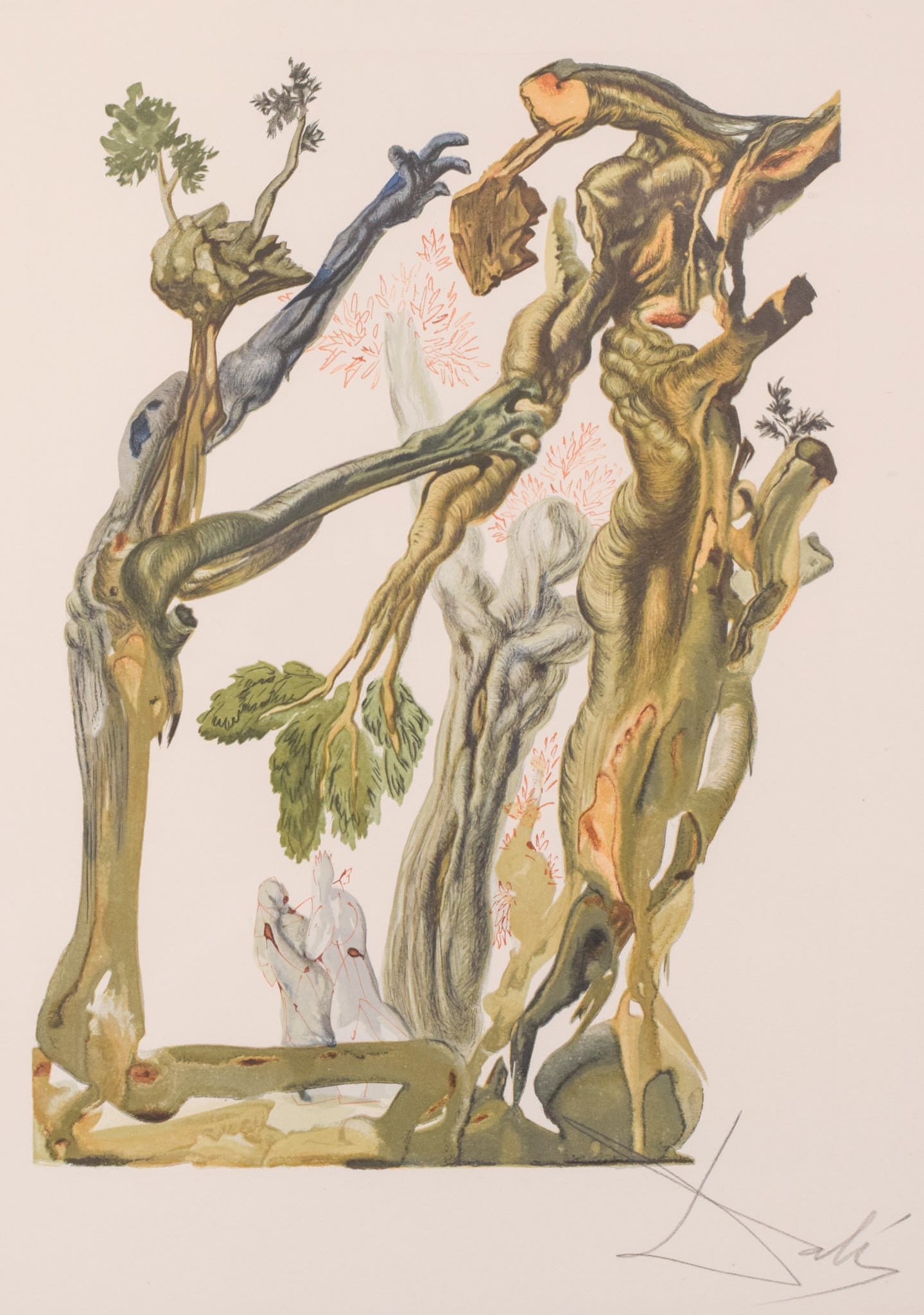 'The Divine Comedy' - Lithograph by Salvador Dalí