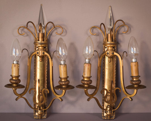 Classical High Quality - Pair of Wall Lamps