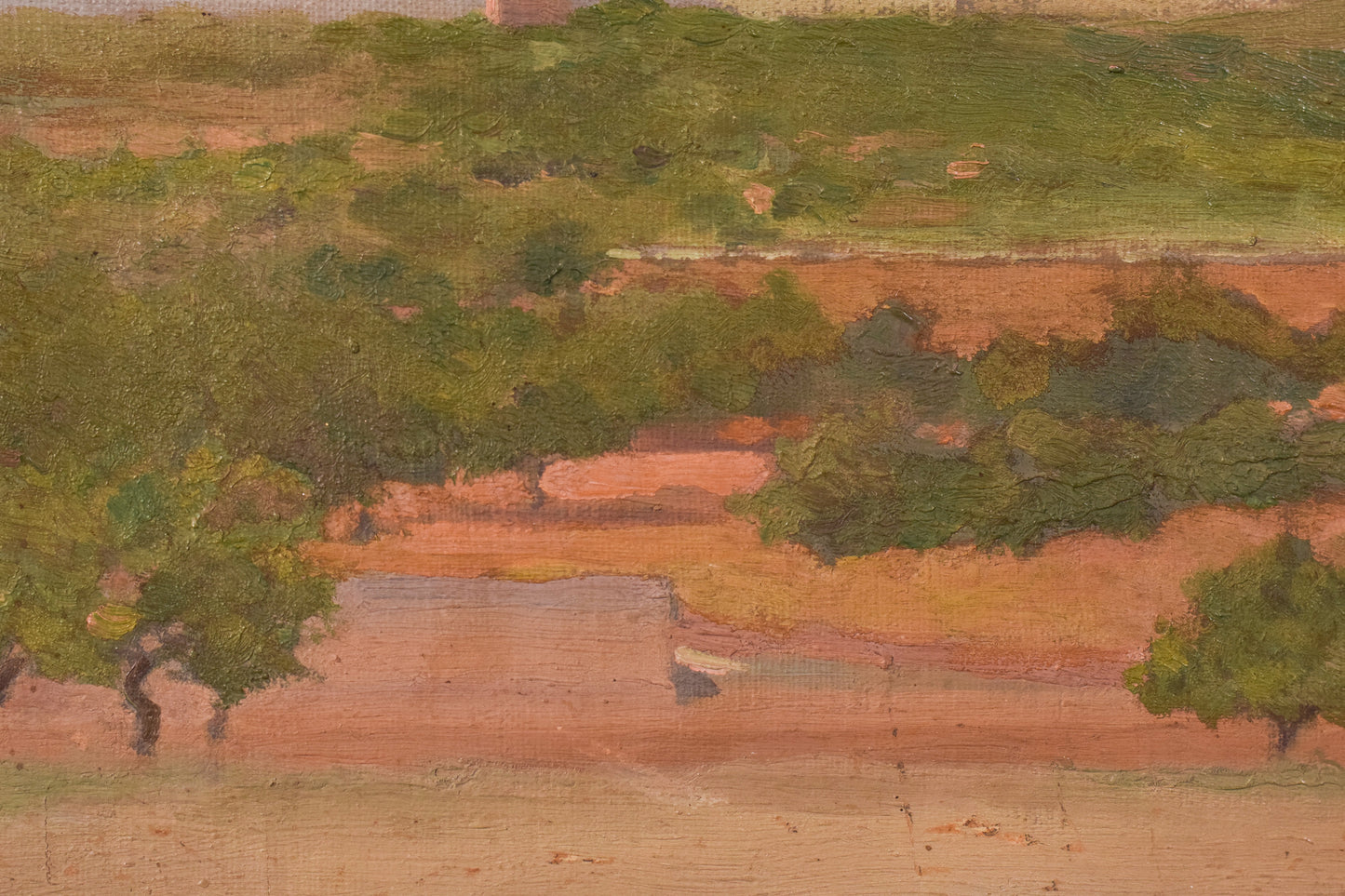 Jose Benlliure y Ortiz - Impressionist Mediterranean Landscape