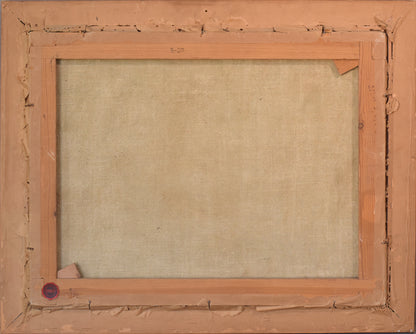 Elderly Fisherman in Straw Hat by S. Chen