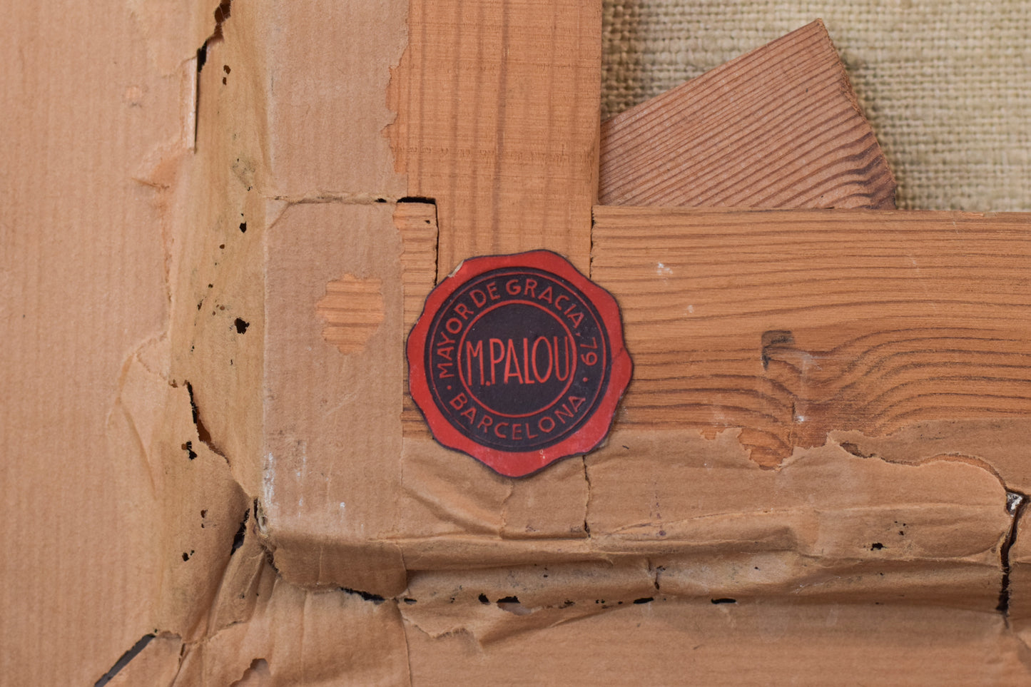 Elderly Fisherman in Straw Hat by S. Chen