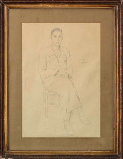 Drawing Study of a Young Man
