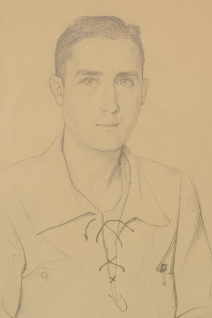 Drawing Study of a Young Man