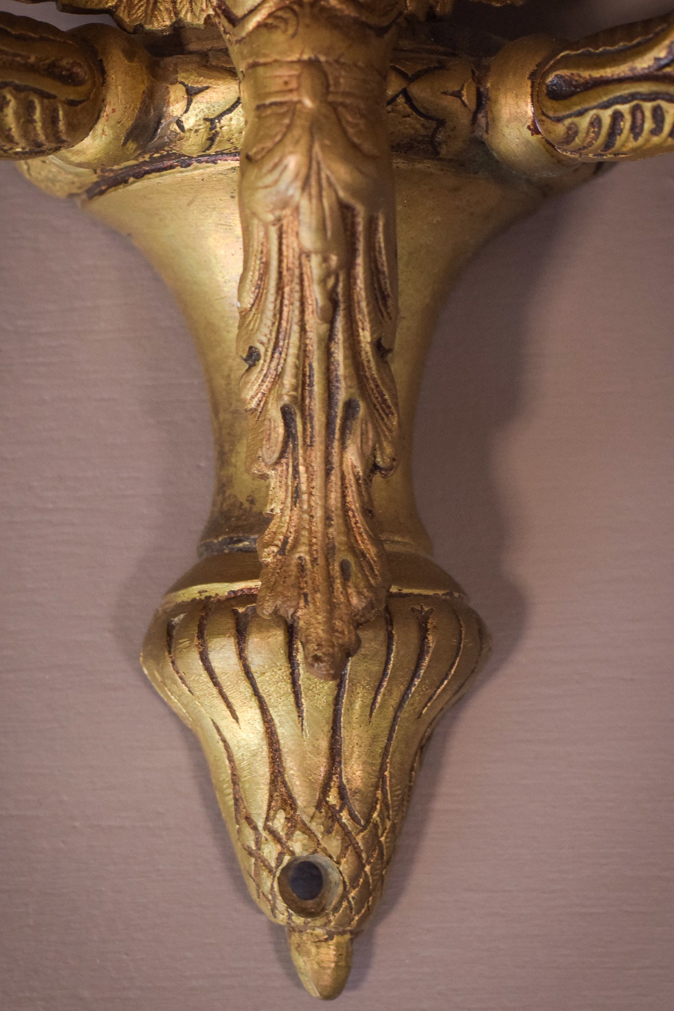 Classical Style - Pair of Wall Lamps with Angels