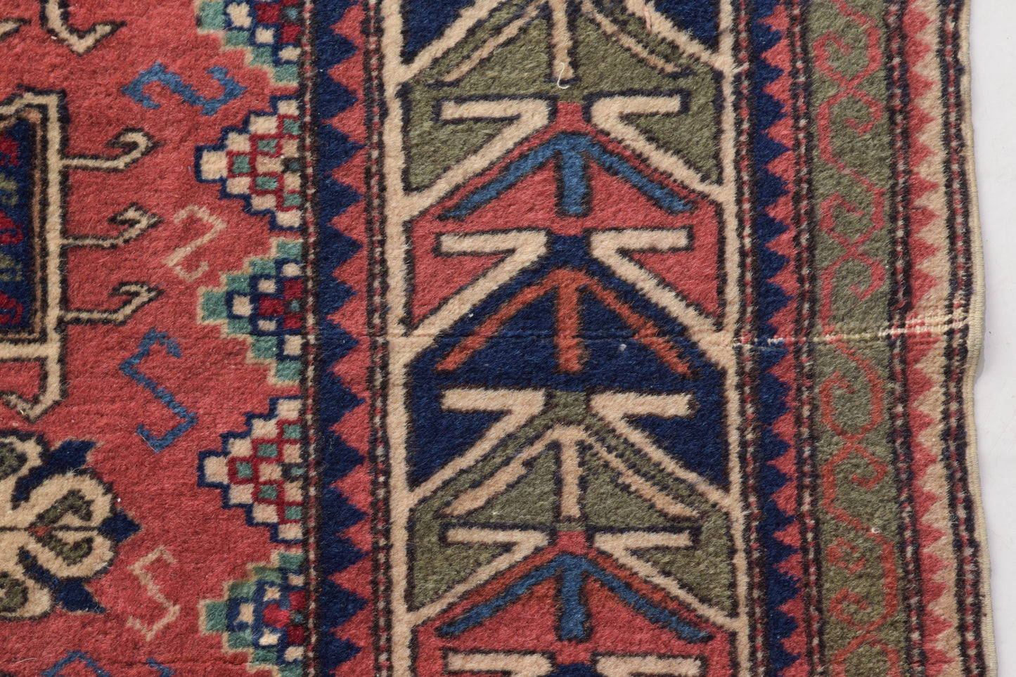 Interesting Handwoven Persian Rug