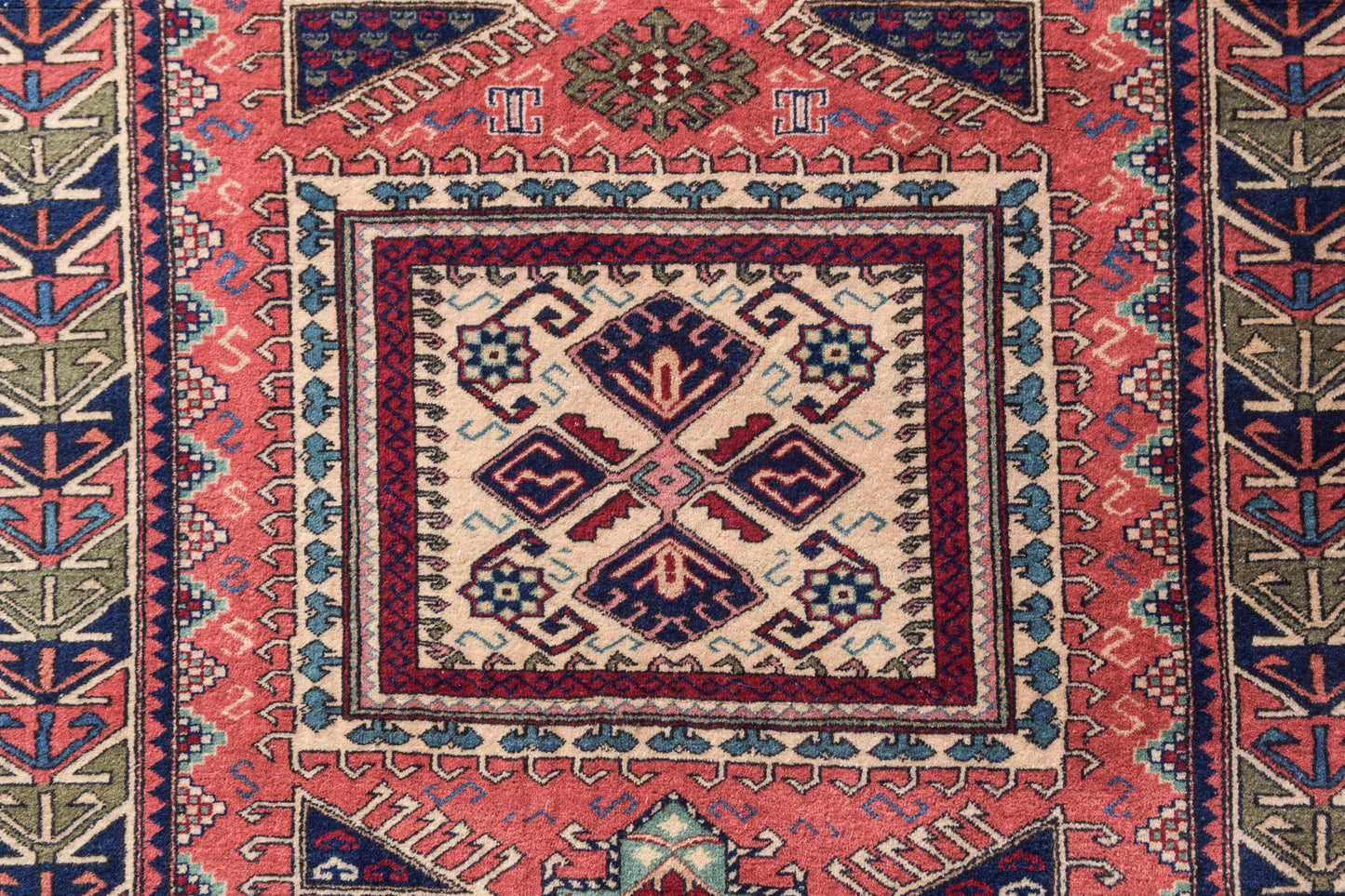 Interesting Handwoven Persian Rug