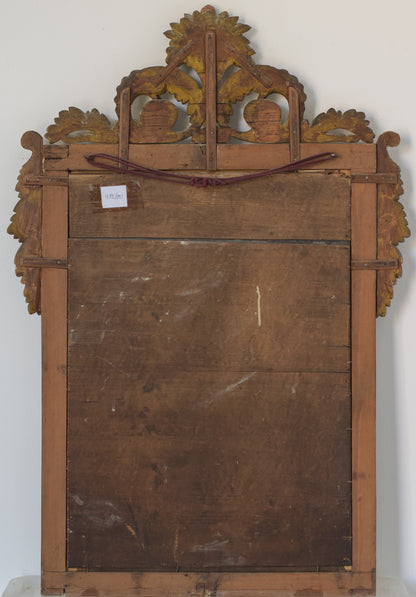 Hand Carved Antique Gilded Mirror