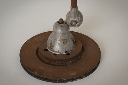 Early Modern Industrial Steel Table Lamp