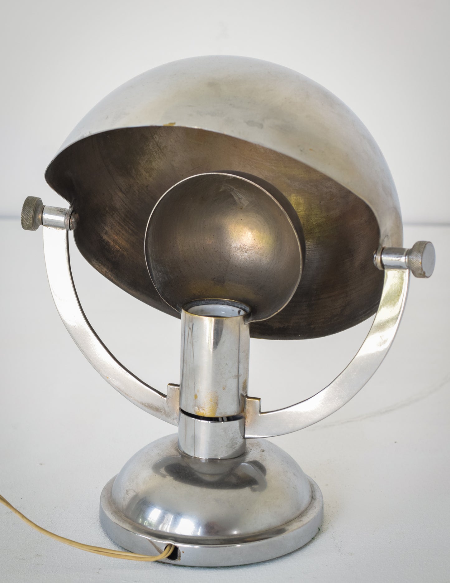 Bauhaus influenced 1930s Chrome Table Lamp