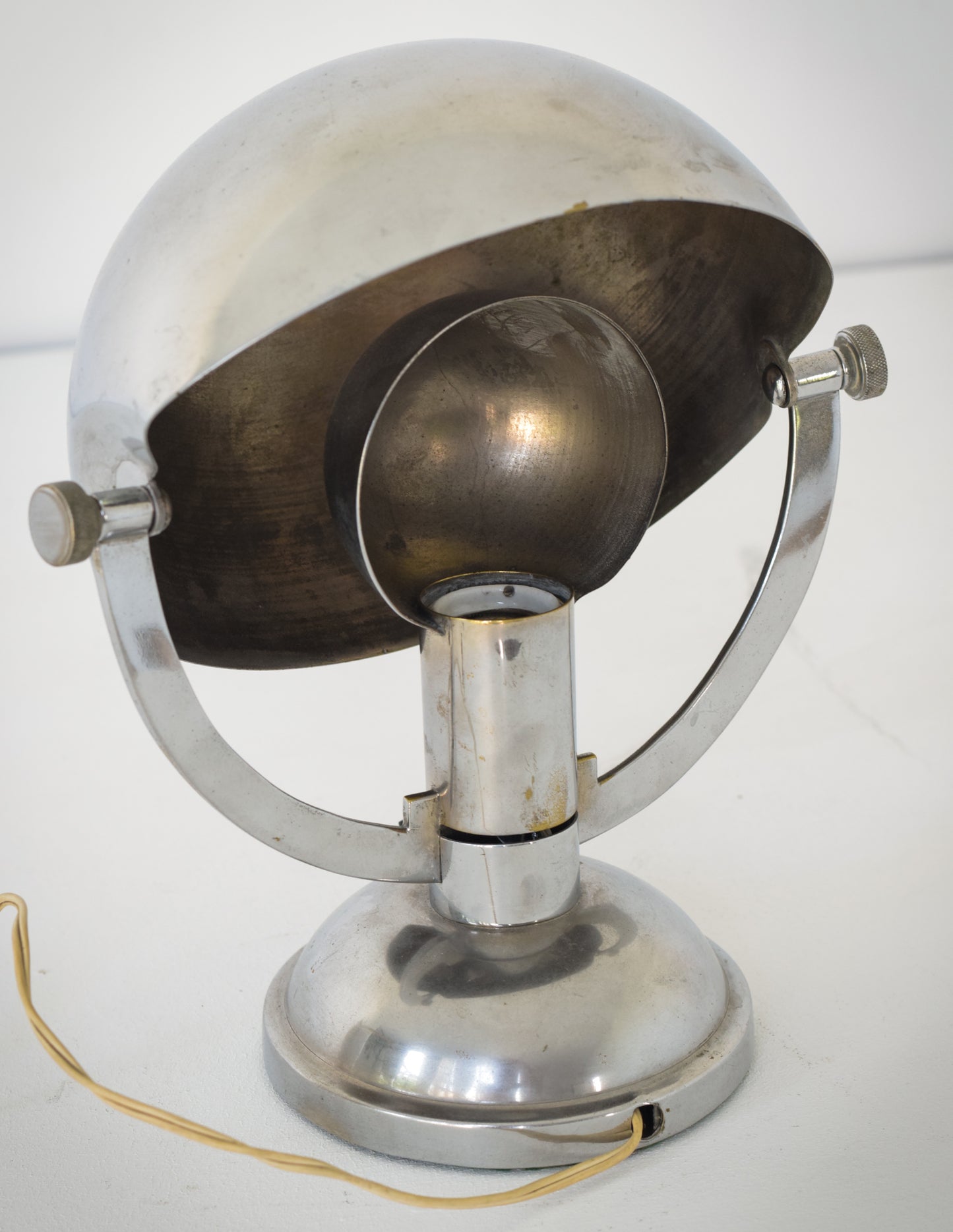 1930s-style Futuristic Chrome Lamp