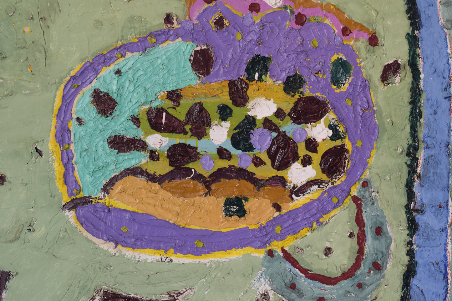 Seguidor de Gillian Ayres - Pintura abstracta en un estilo modernista