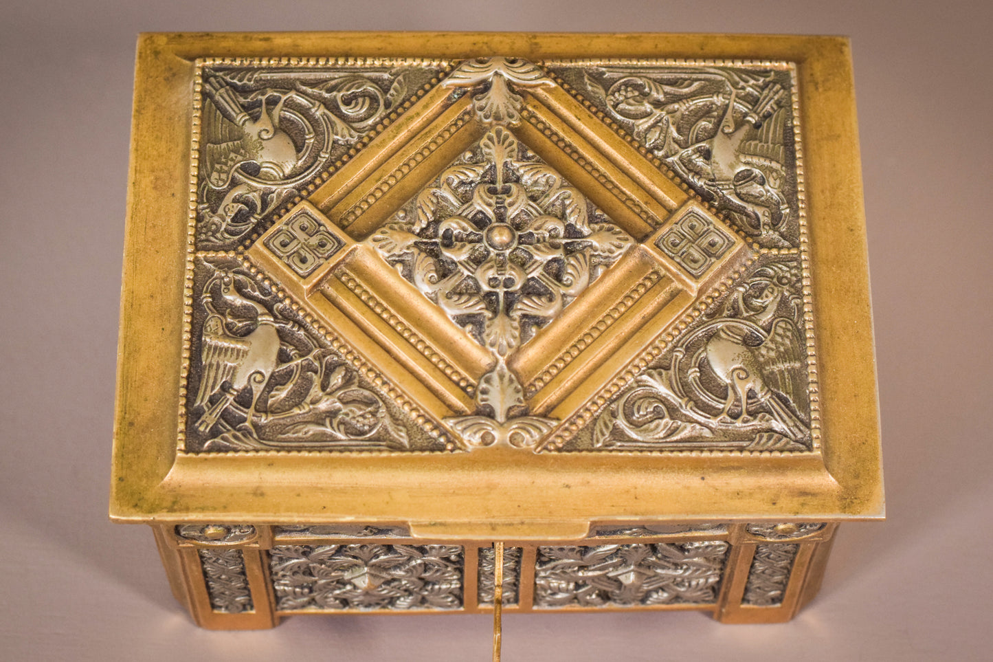 Jewellery Box with Lions