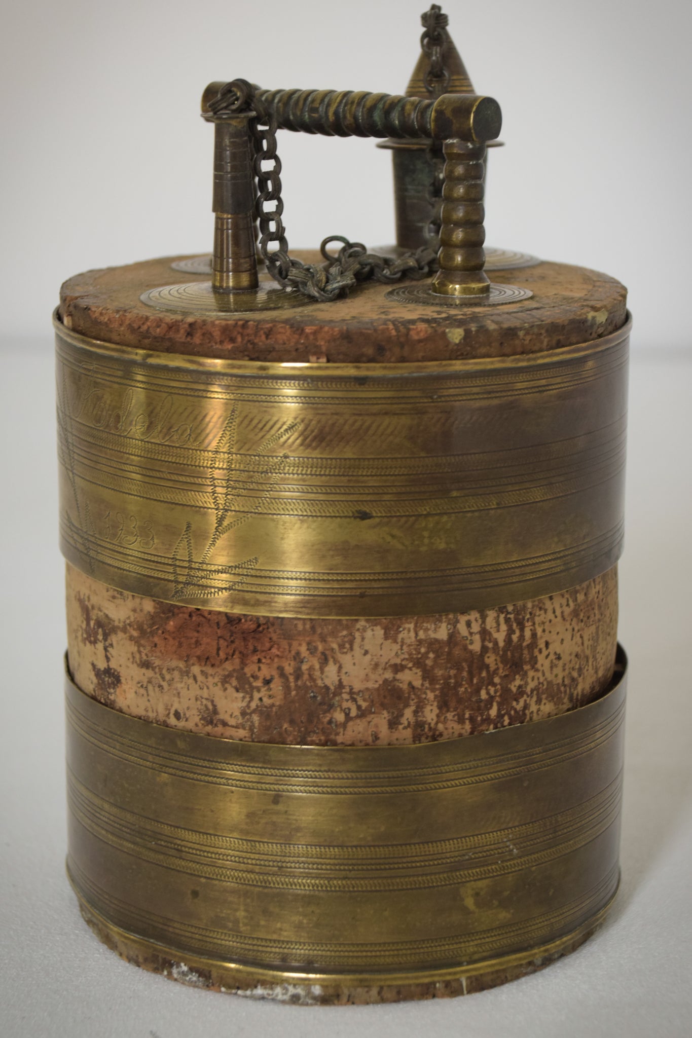 Antique Olive or Wine Barrel_4