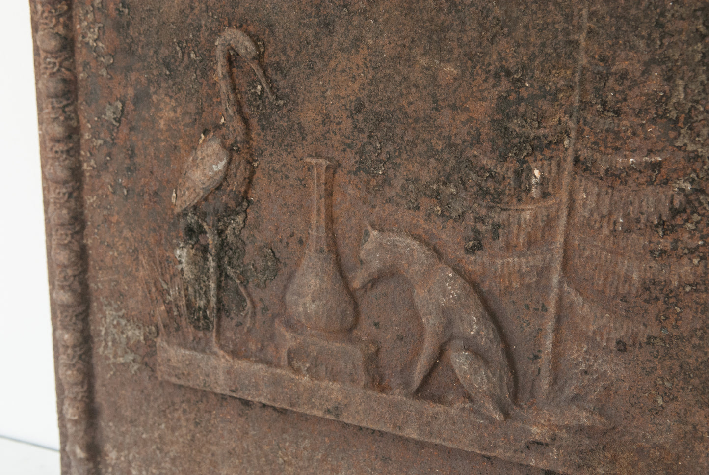 Iron Plaque with a Roman Design_Detail