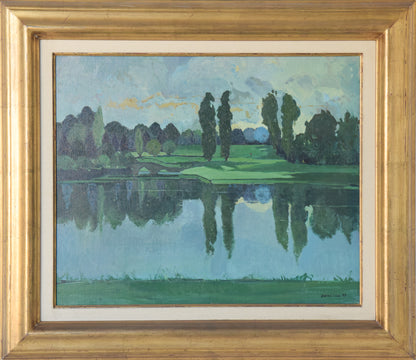 Reflections on the River - Landscape Painting_Framed