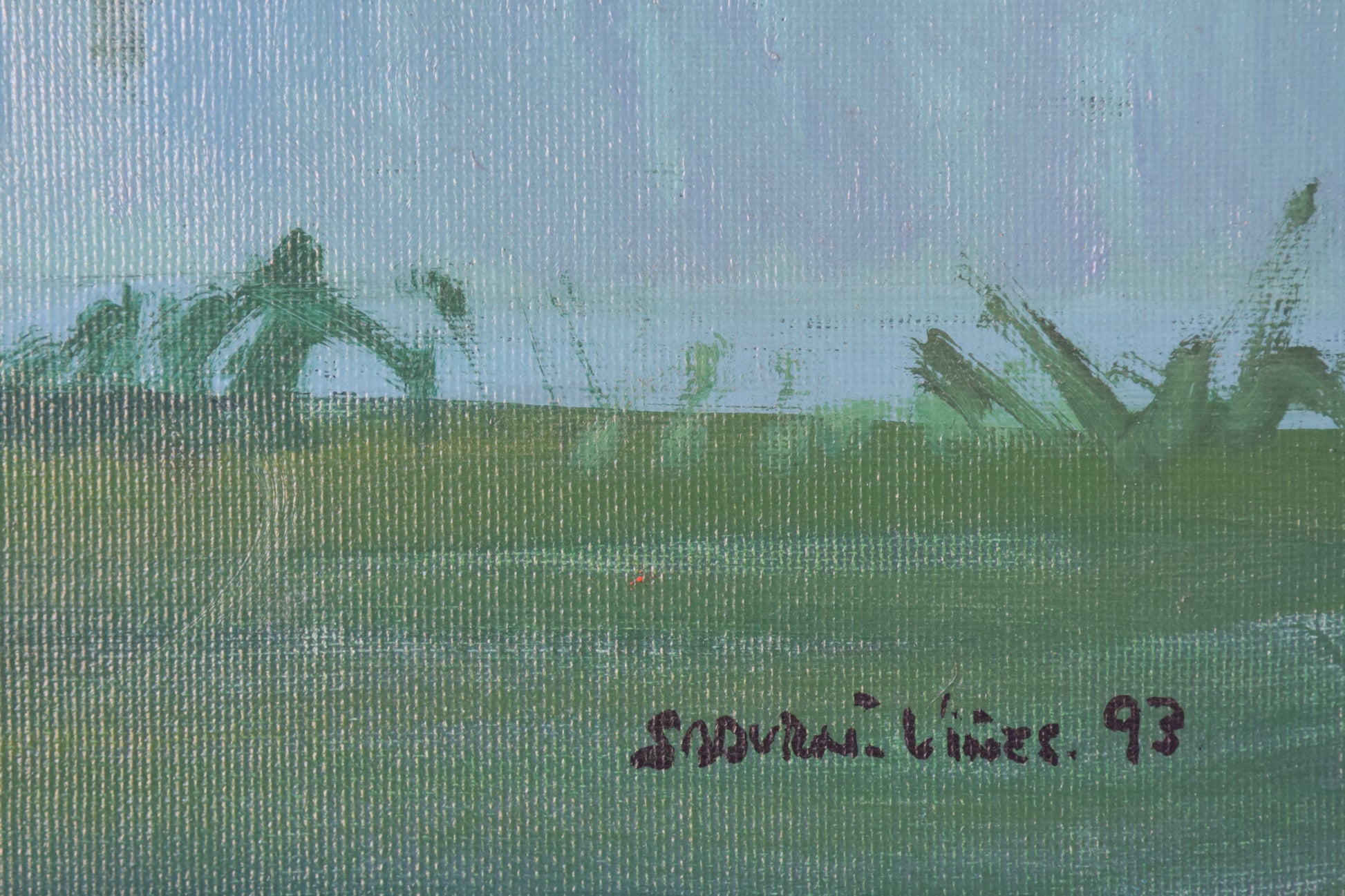 Reflections on the River - Landscape Painting_Signature