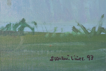 Reflections on the River - Landscape Painting_Signature