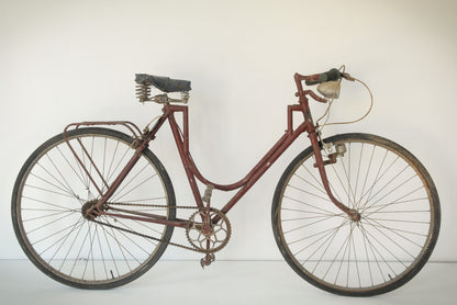 Antique Red Bicycle