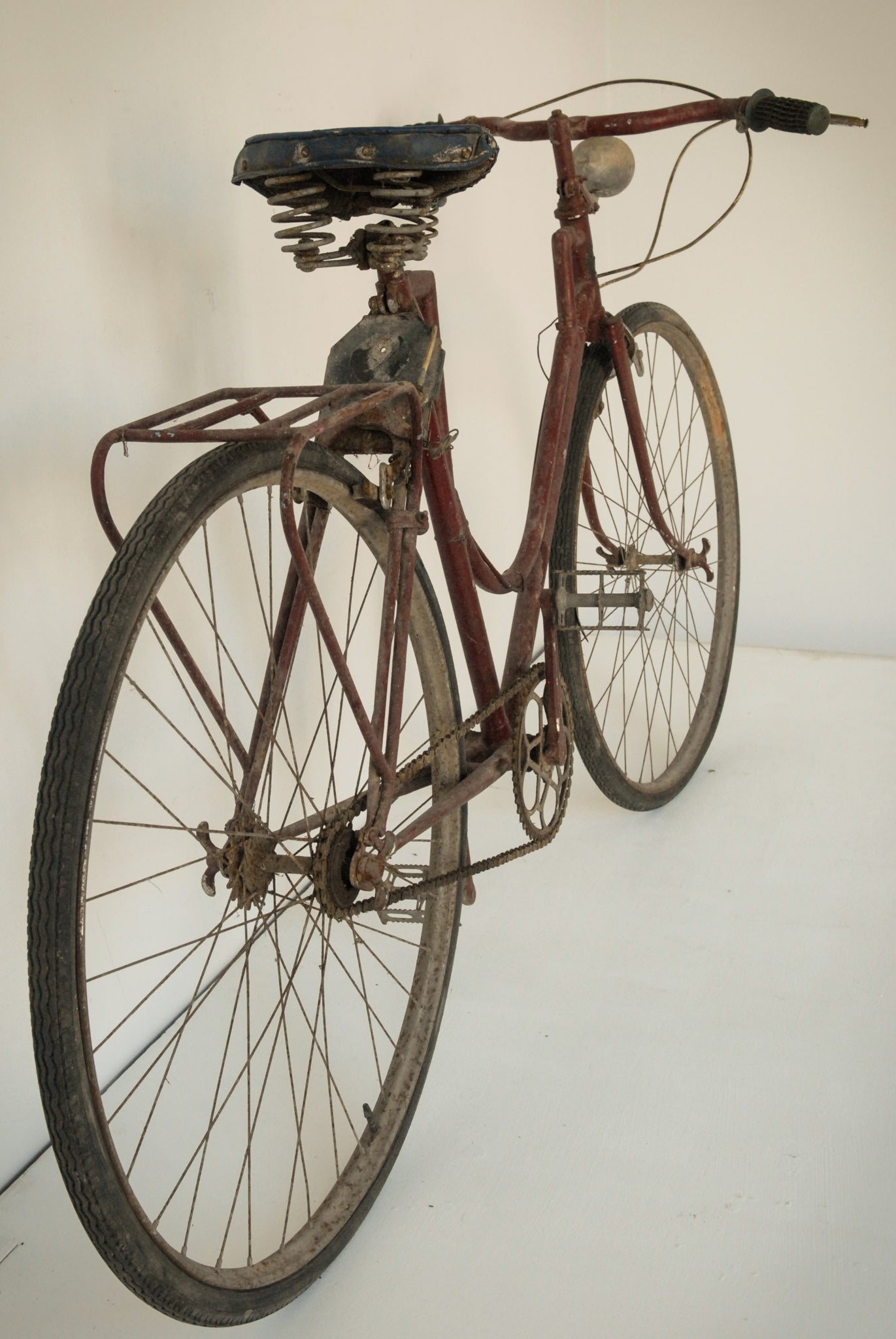 Antique Red Bicycle_Back